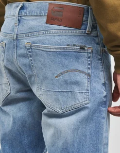 G-Star Raw - 3301 REGULAR TAPERED Bleu Clearance