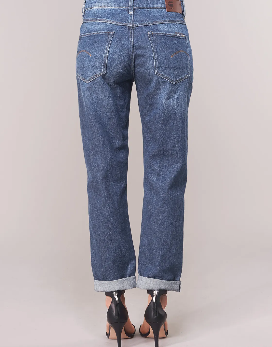 G-Star Raw - 3302 SADDLE MID BOYFRIEND< Jeans