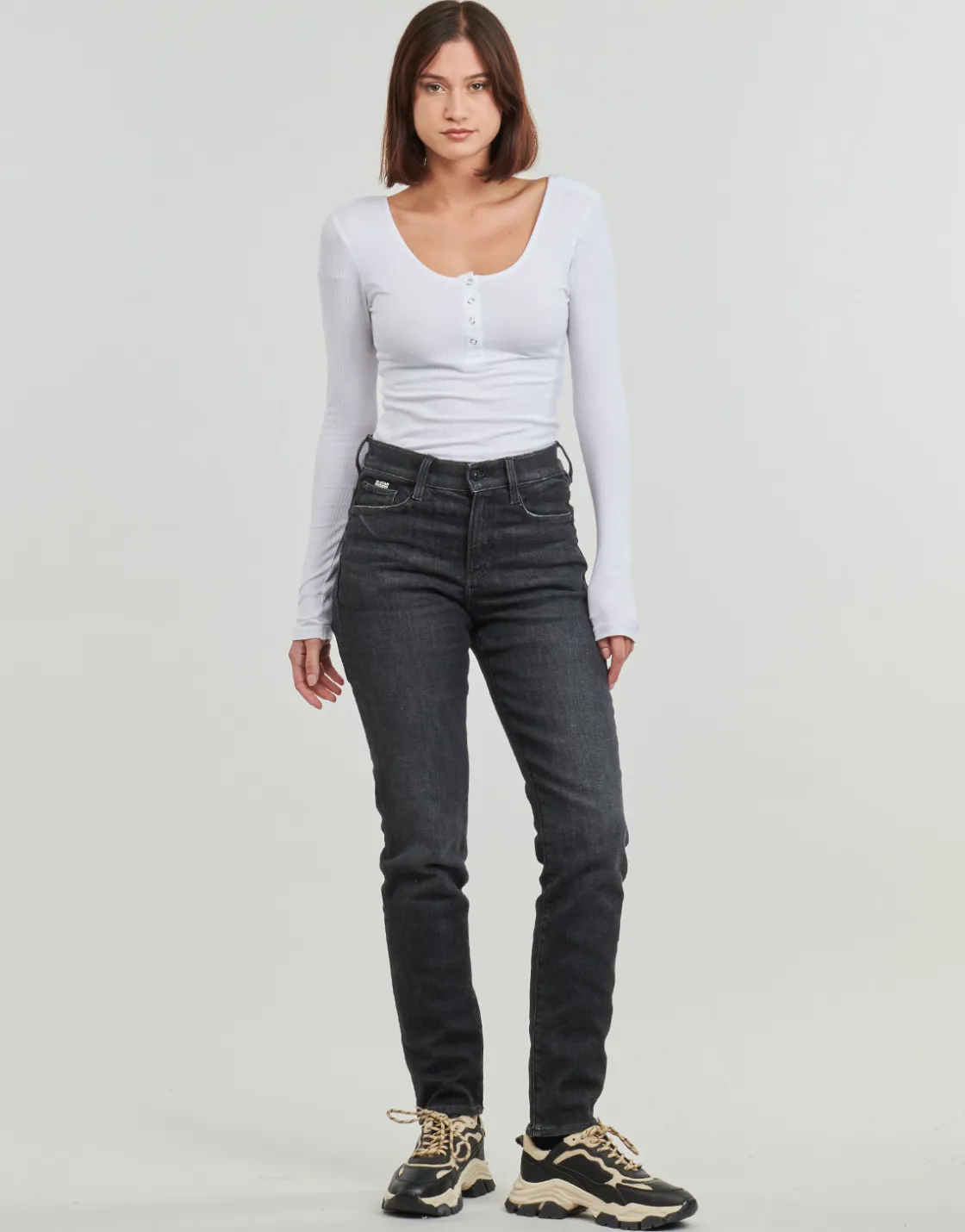 G-Star Raw Jeans^- ACE 2.0 SLIM STRAIGHT WMN