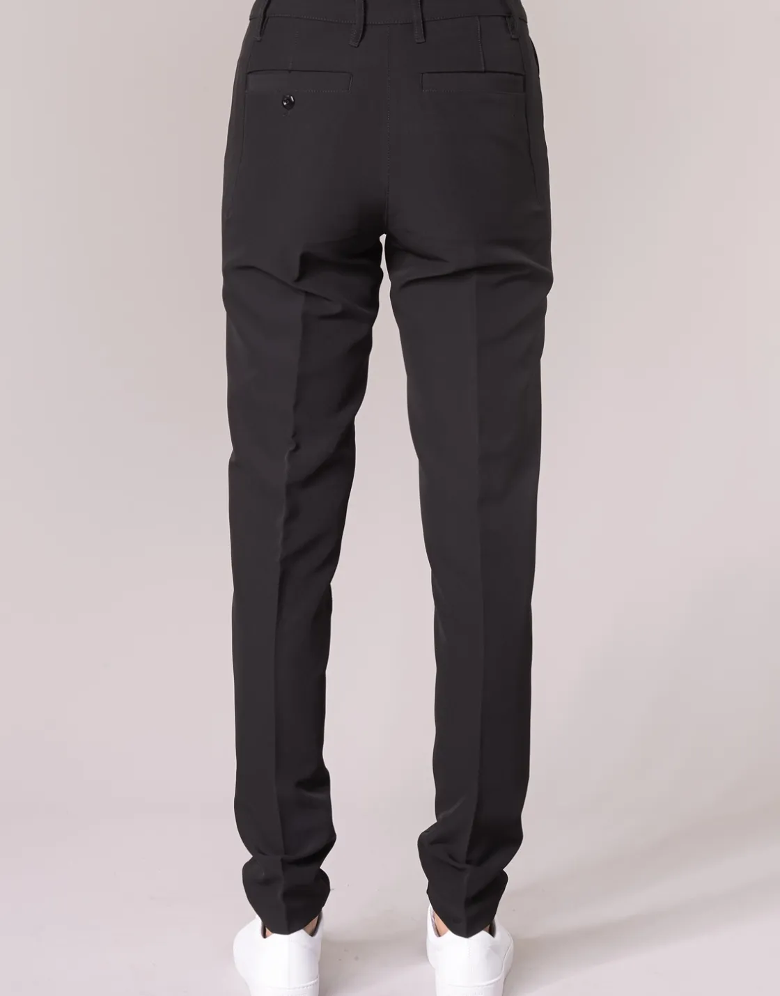 G-Star Raw - BRONSON HIGH SKINNY PIPING CHINO Noir Best