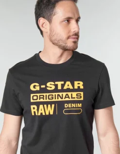 G-Star Raw - COMPACT JERSEY O< T-shirts & Polos