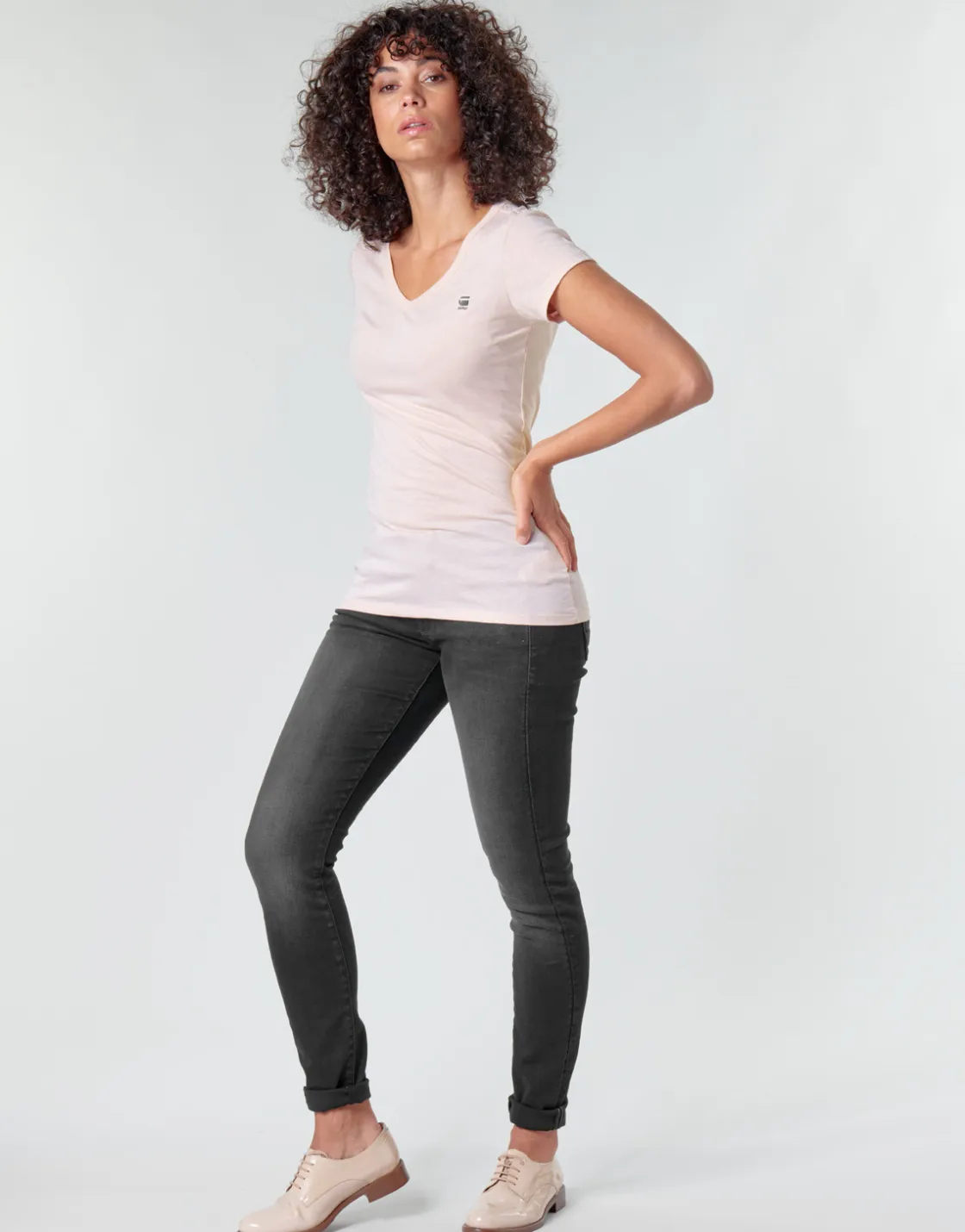 G-Star Raw - LYNN MID SKINNY WMN Gris Discount