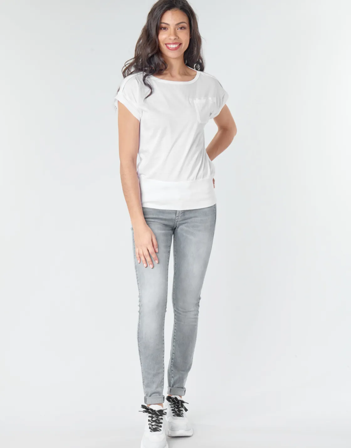 G-Star Raw - LYNN MID SKINNY WMN Gris Best