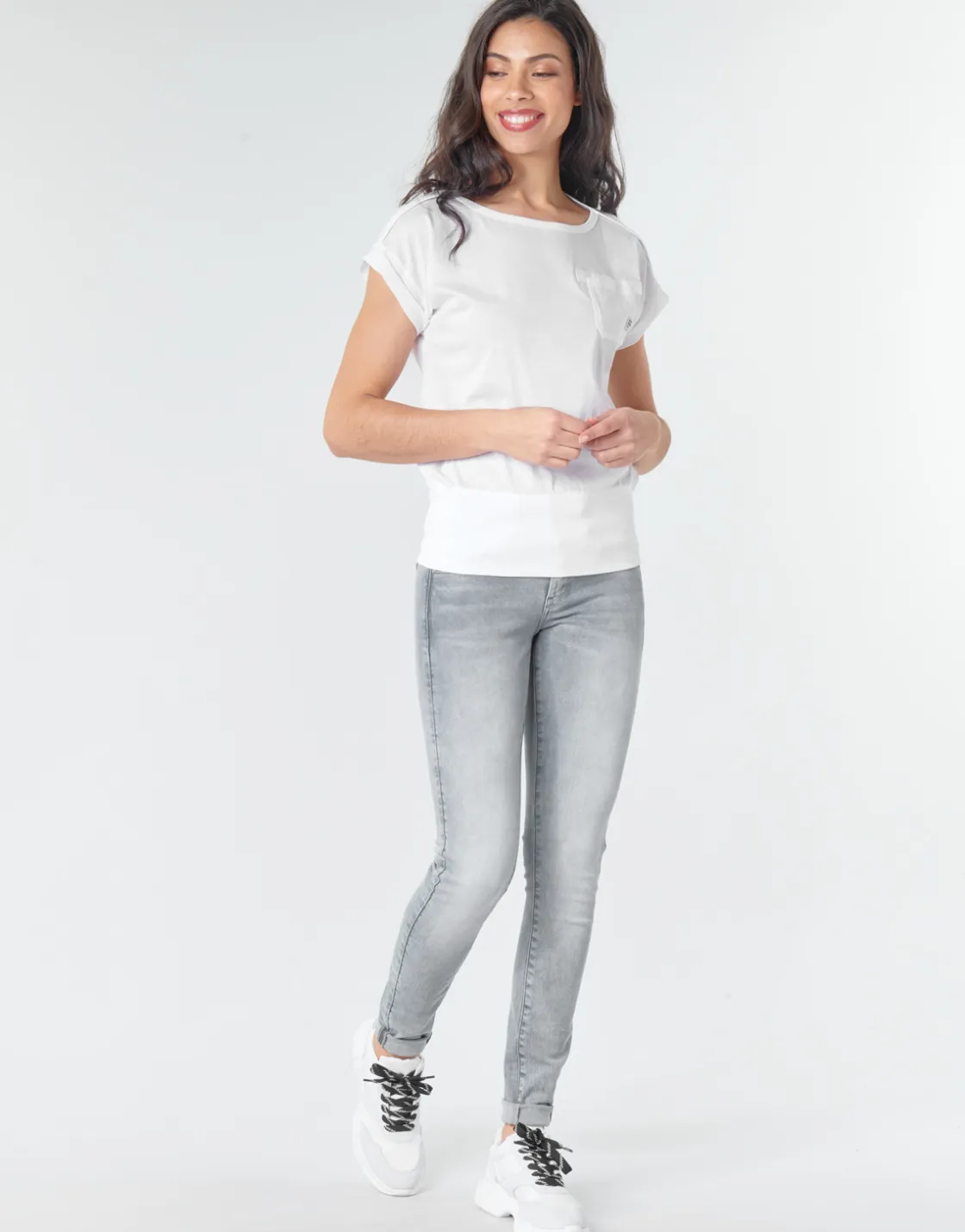 G-Star Raw - LYNN MID SKINNY WMN Gris Best