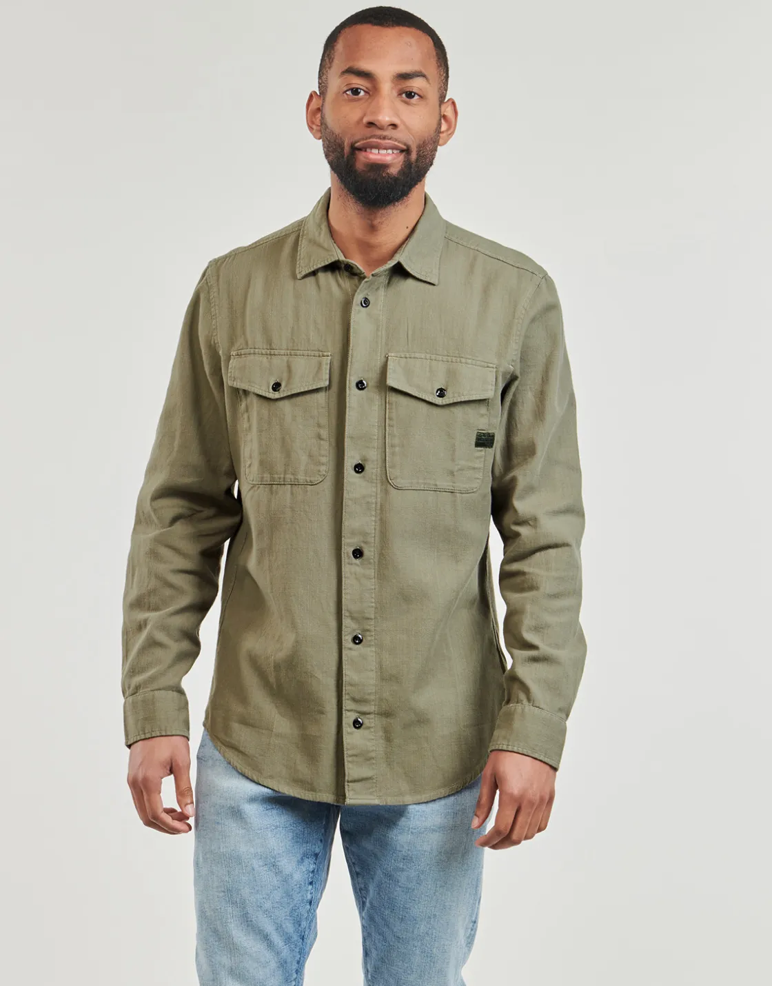 G-Star Raw Chemises^- marine slim shirt ls