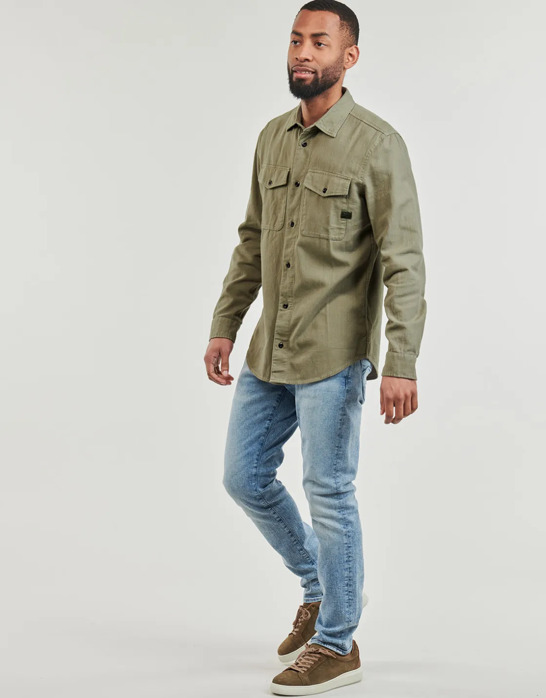 G-Star Raw Chemises^- marine slim shirt ls