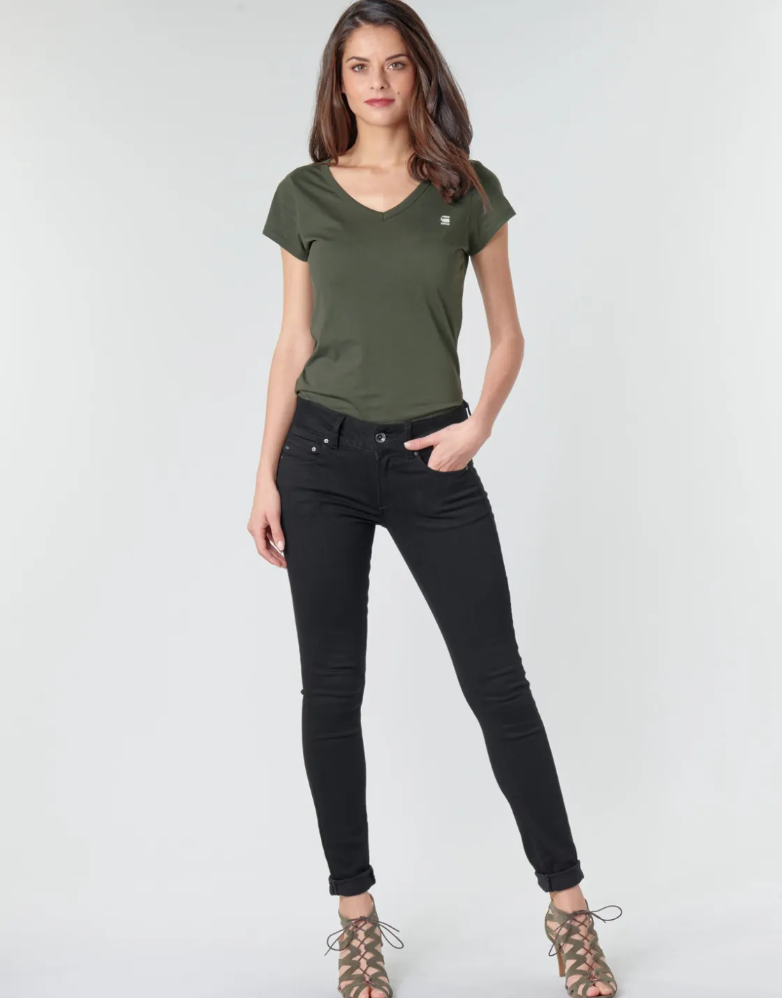 G-Star Raw - MIDGE CODY MID SKINNY WMN Noir Online