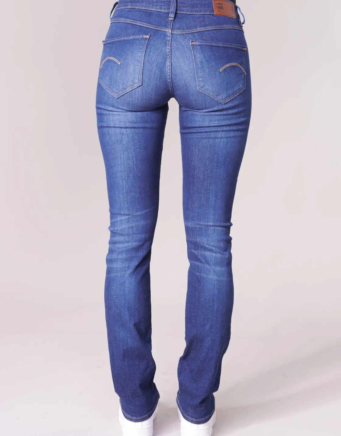 G-Star Raw - MIDGE SADDLE MID STRAIGHT BleuMediumAged