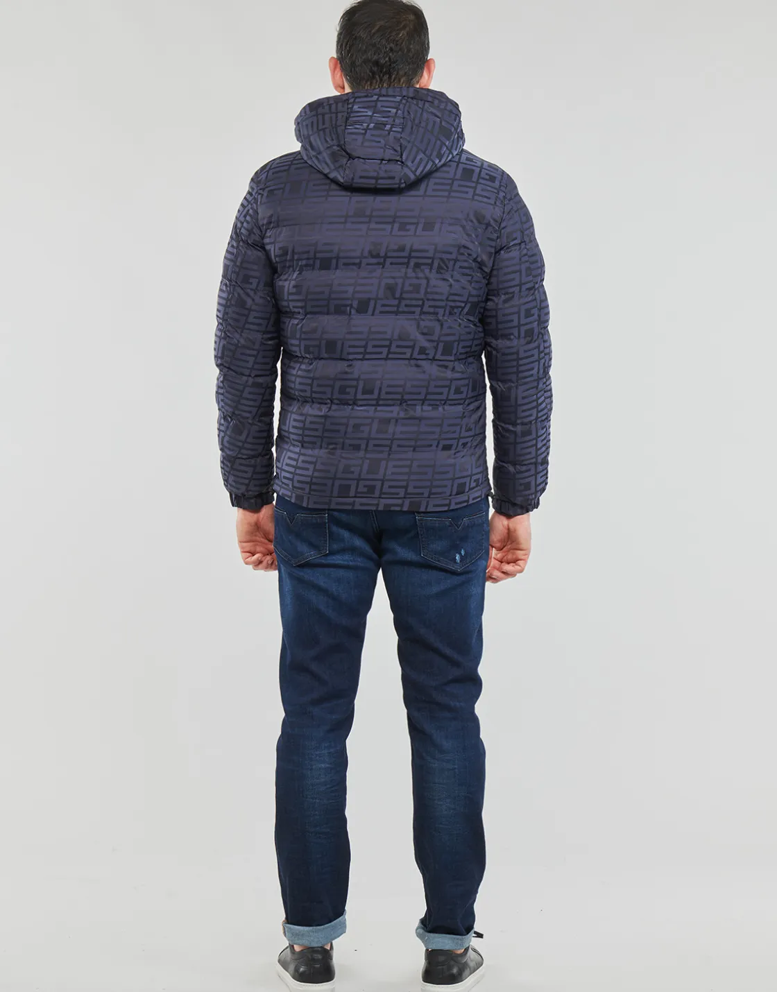 Guess Manteaux^- ALLOVER LOGO PUFFA