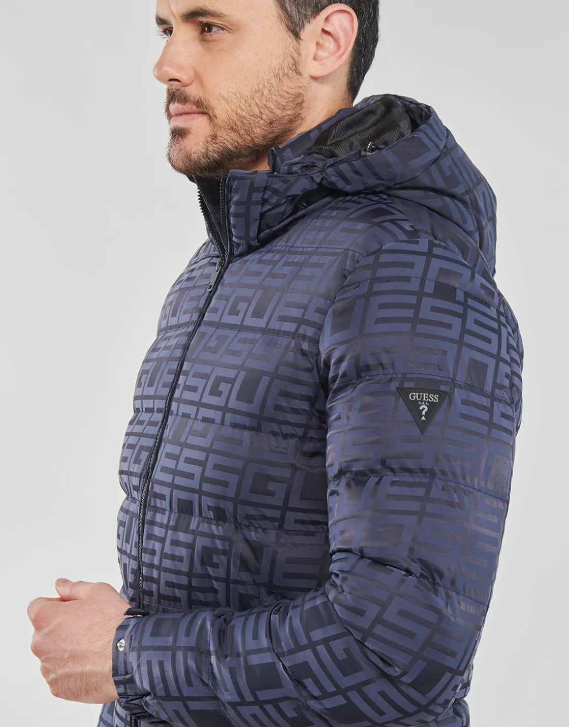 Guess Manteaux^- ALLOVER LOGO PUFFA