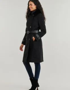 Guess Manteaux^- AMELIA DOUBLE BREAST BELT COAT