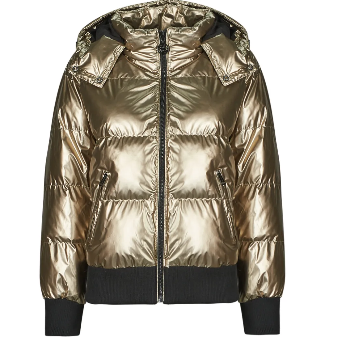Guess - BICE METALLIC HOODIE PUFFER Bronze Best