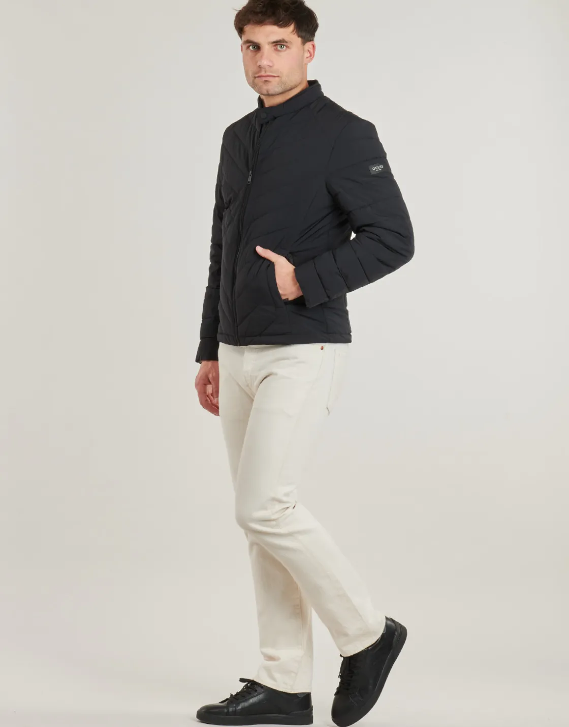 Guess - BIKER JACKET Noir Best