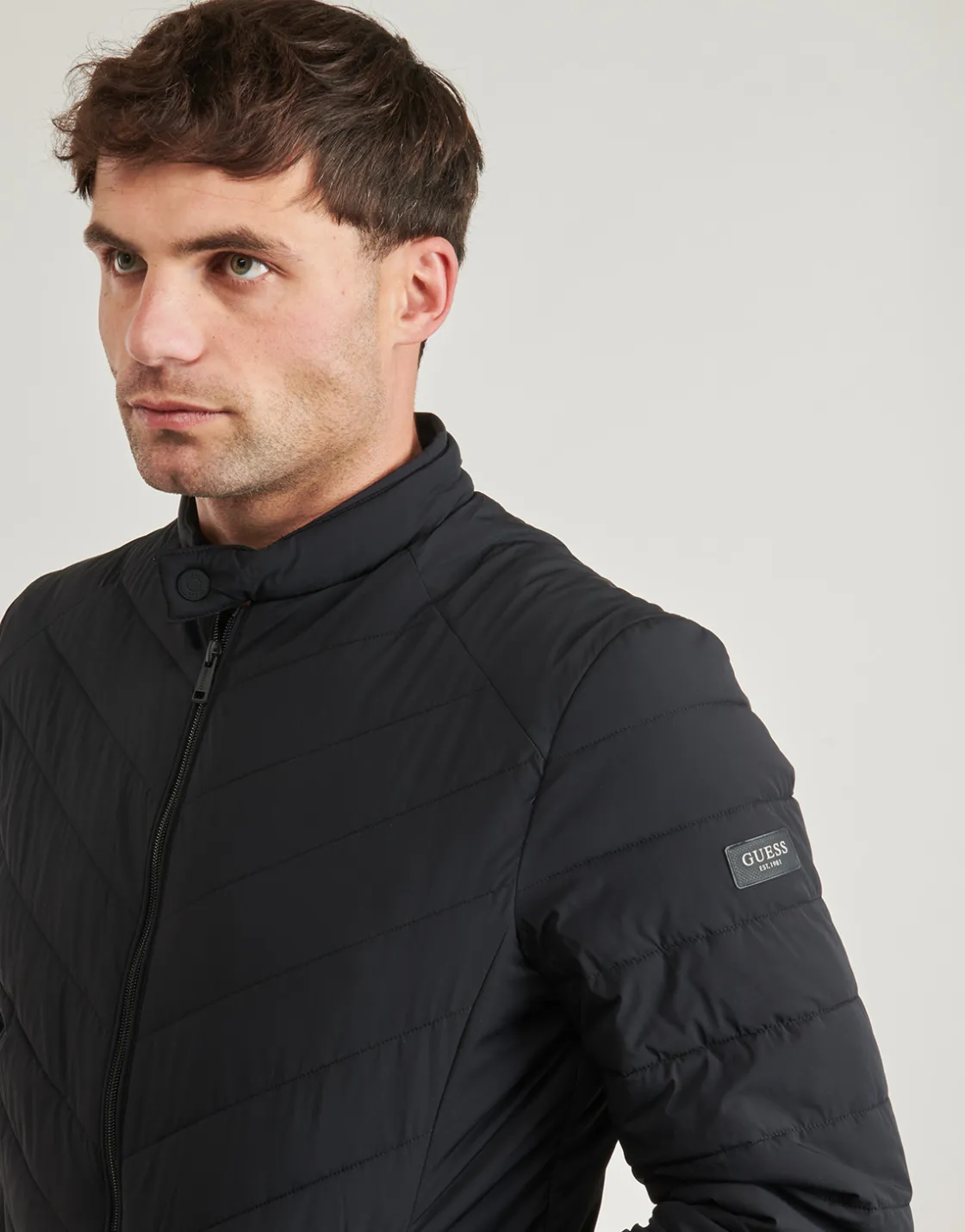Guess - BIKER JACKET Noir Best