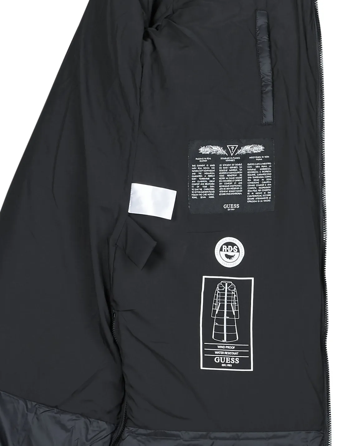 Guess - CAROLYN LONG REAL DOWN JKT< Manteaux