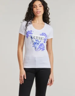 Guess - CN FLOWER TRIANGLE Blanc Online