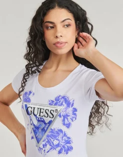 Guess - CN FLOWER TRIANGLE Blanc Online