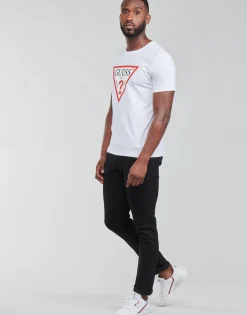 Guess - CN SS ORIGINAL LOGO TEE Blanc Clearance