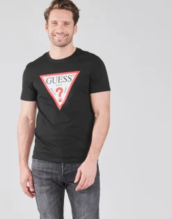 Guess T-shirts & Polos^- CN SS ORIGINAL LOGO TEE