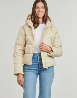 Guess Manteaux^- DAISY PUFFER LOGO FLOCK