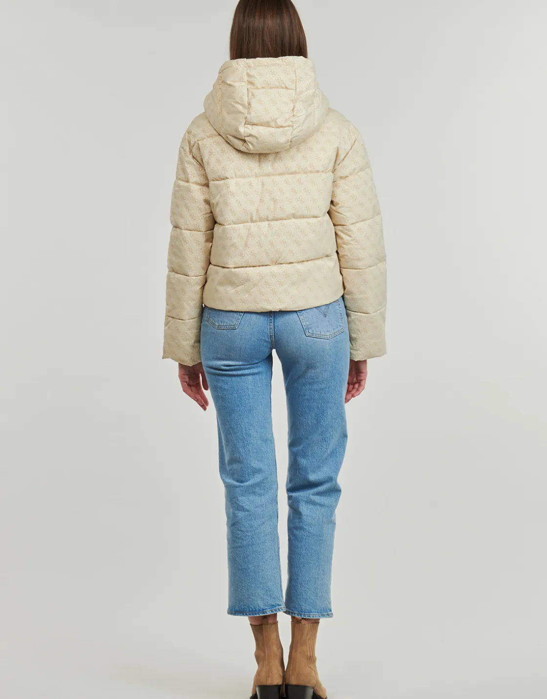 Guess Manteaux^- DAISY PUFFER LOGO FLOCK
