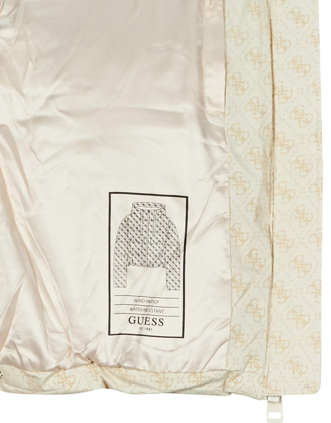 Guess Manteaux^- DAISY PUFFER LOGO FLOCK