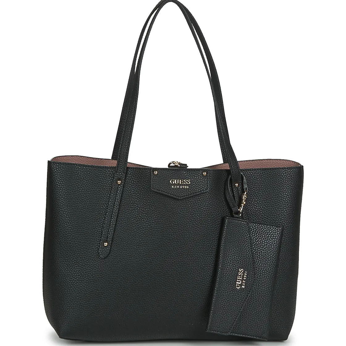 Guess - ECO BRENTON TOTE Noir Hot