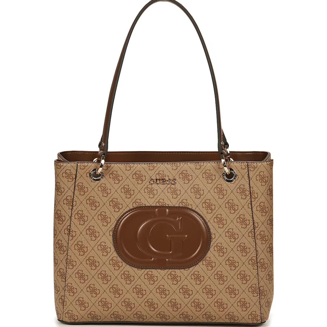 Guess - ECO MIETTA NOEL TOTE Marron Best