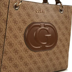 Guess - ECO MIETTA NOEL TOTE Marron Best