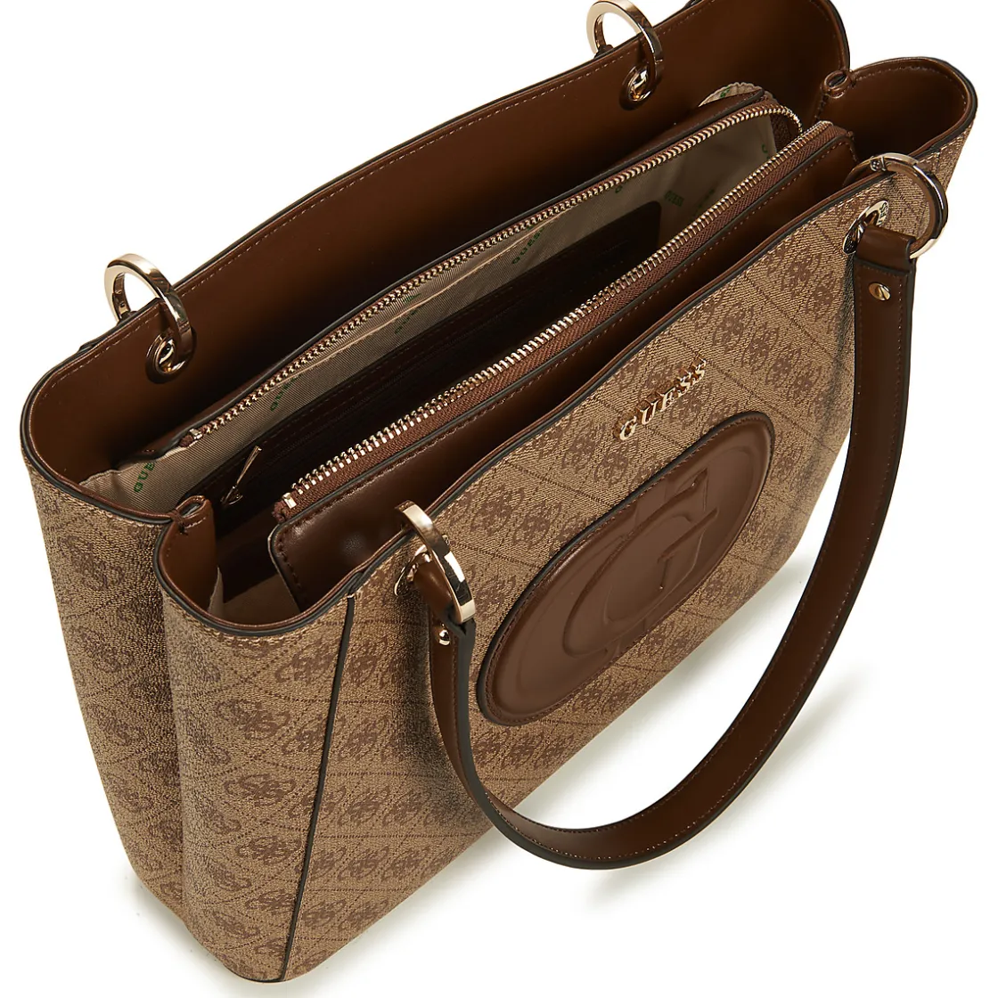 Guess - ECO MIETTA NOEL TOTE Marron Best