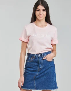 Guess T-shirts & Polos^- ES SS 1981 ROLL CUFF TEE