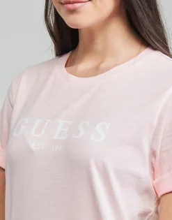 Guess T-shirts & Polos^- ES SS 1981 ROLL CUFF TEE