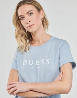 Guess - ES SS 1981 ROLL CUFF TEE< T-shirts & Polos