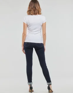 Guess - ES SS KARLEE JEWEL BTN HENLEY< T-shirts & Polos