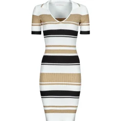 Guess - EVIE STRIPED POLO DRESS< Robes