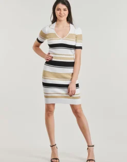 Guess - EVIE STRIPED POLO DRESS< Robes