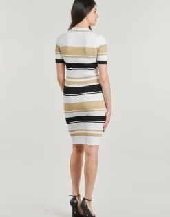 Guess - EVIE STRIPED POLO DRESS< Robes