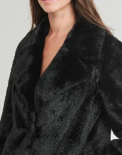 Guess - FILOMENA FAUX FUR JKT Noir Clearance