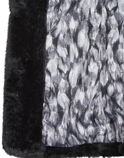 Guess - FILOMENA FAUX FUR JKT Noir Clearance