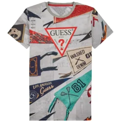 Guess - FLAG PRINT< T-shirts & Polos