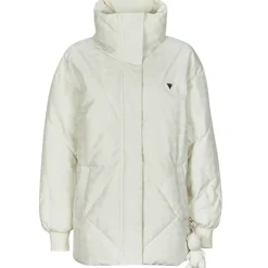 Guess - 4G LOGO PUFFER JACKET Blanc Outlet