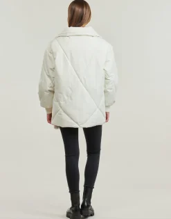 Guess - 4G LOGO PUFFER JACKET Blanc Outlet