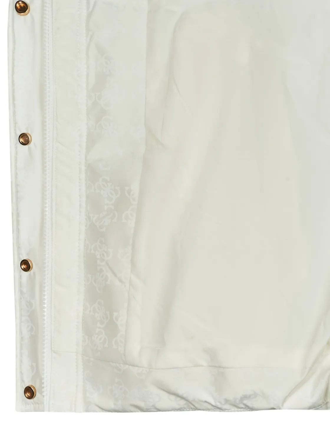 Guess - 4G LOGO PUFFER JACKET Blanc Outlet
