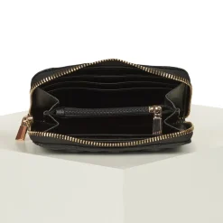 Guess - GIULLY MEDIUM ZIP AROUND Noir Online