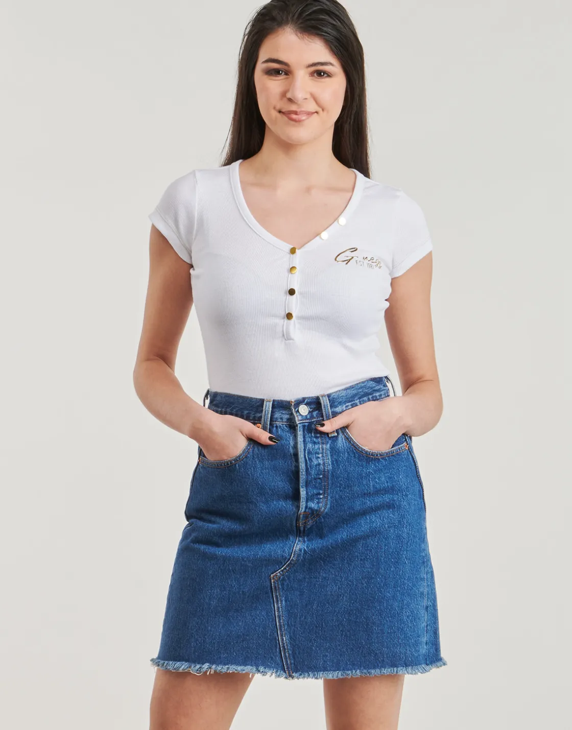 Guess - HENLEY OLYMPIA< T-shirts & Polos