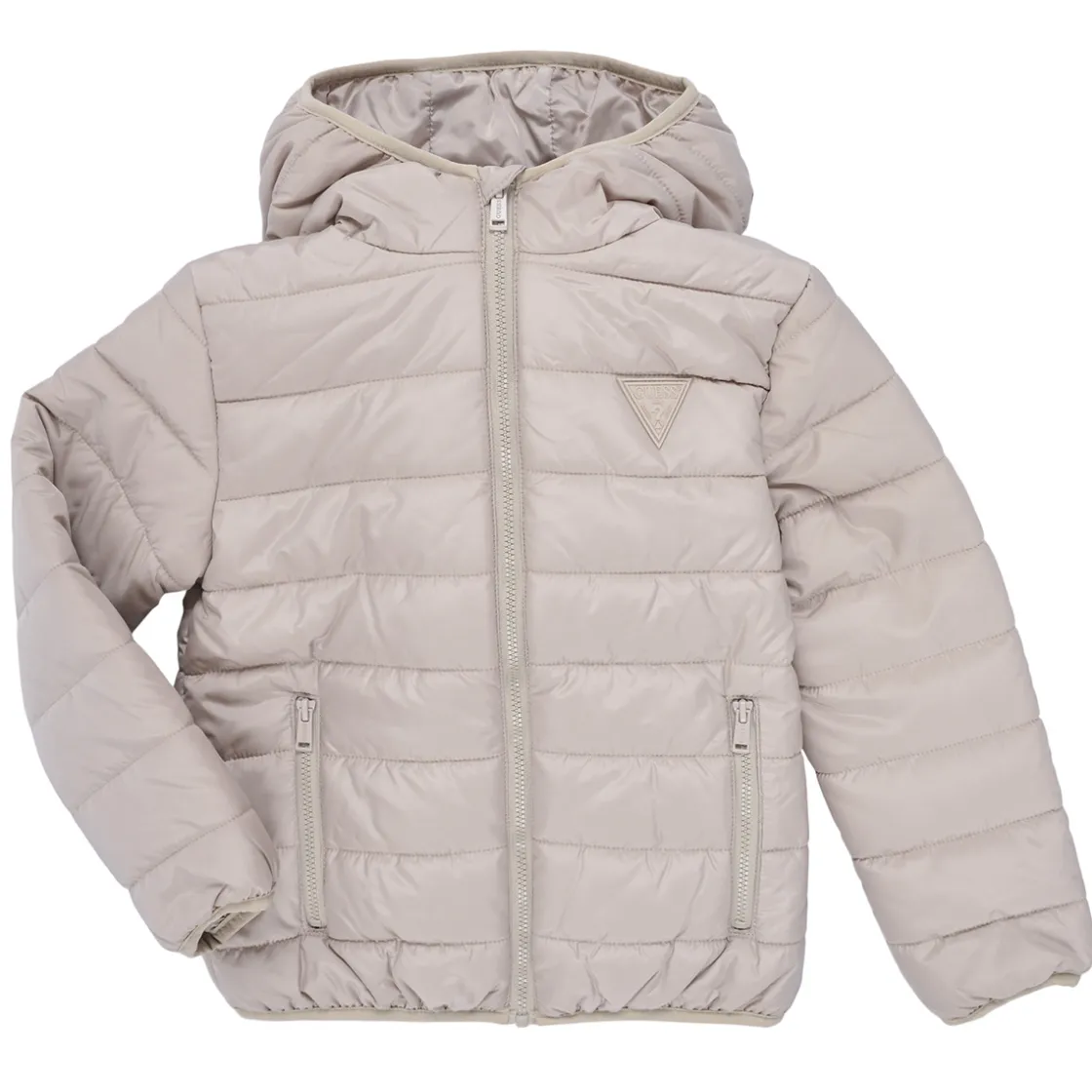 Guess - HOODED LS PADDED PUFFER W ZIP< Manteaux