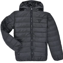 Guess Manteaux^- HOODED LS PADDED PUFFER W ZIP