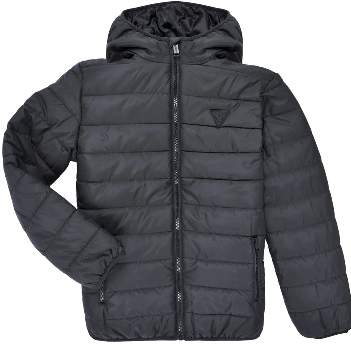 Guess Manteaux^- HOODED LS PADDED PUFFER W ZIP