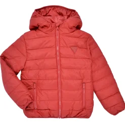 Guess - HOODED LS PADDED PUFFER W ZIP< Manteaux
