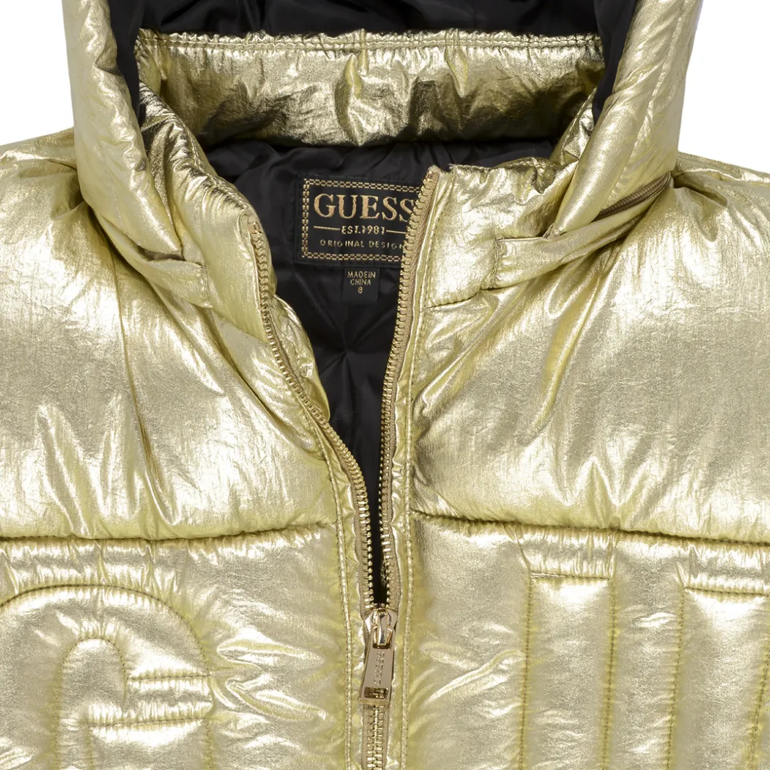 Guess Manteaux^- HOODED LS PADDED PUFFER